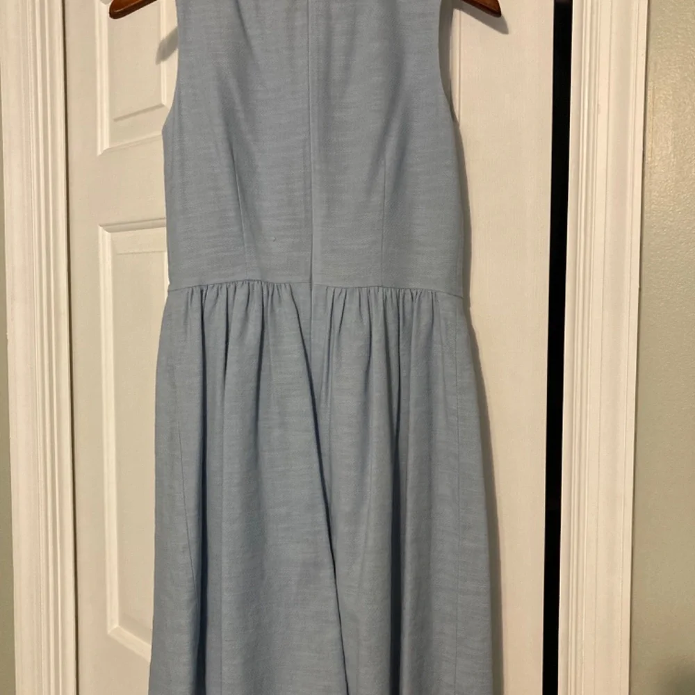 Boden Powder Blue Beaded Shift Dress - Size 2 - Picture 5 of 12